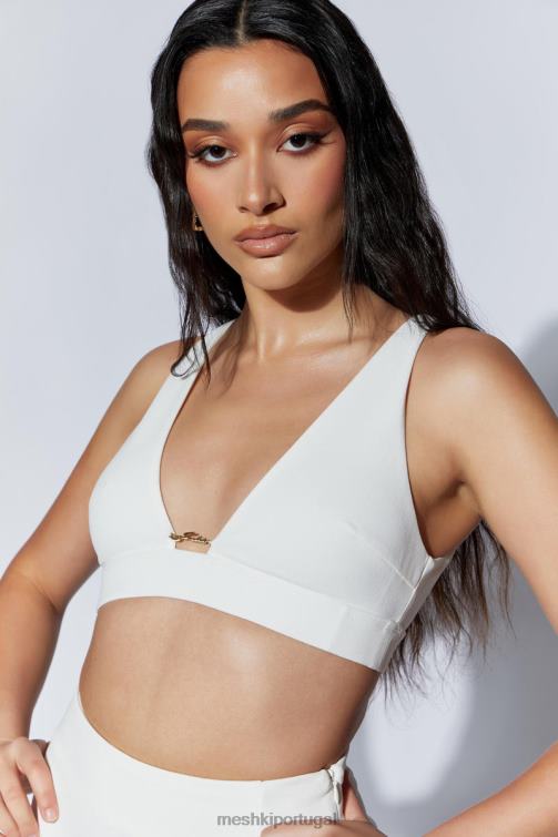 Meshki bralette arla hardware BLLT1080 roupas branco
