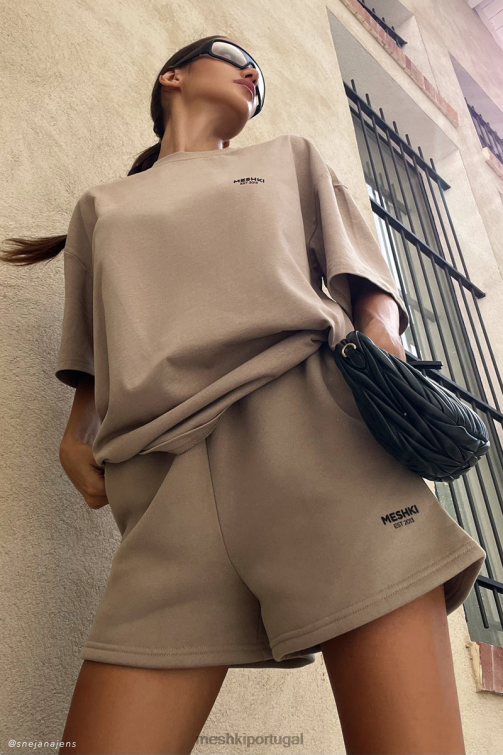 Meshki camiseta grande jaimie BLLT935 roupas cimento