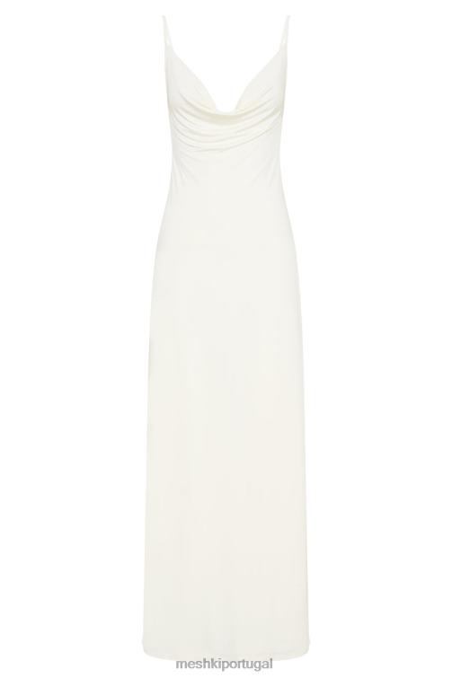 Meshki vestido maxi darcy com capuz e costas baixas BLLT576 roupas osso