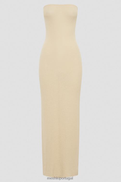 Meshki vestido maxi de malha sem alças emmy BLLT155 roupas trigo
