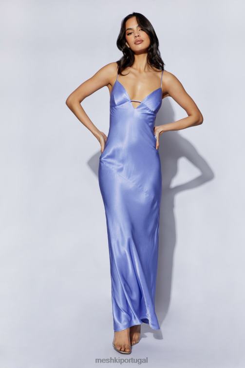 Meshki vestido maxi slip cora com amarração nas costas BLLT473 roupas lavanda