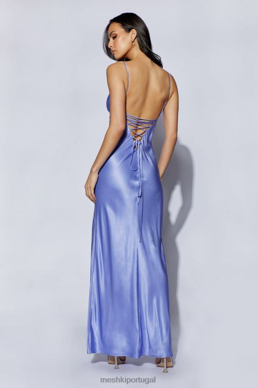 Meshki vestido maxi slip cora com amarração nas costas BLLT473 roupas lavanda