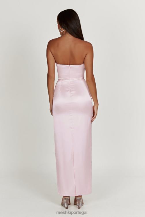 Meshki vestido maxi tomara que caia alanis BLLT318 roupas rosa de cristal