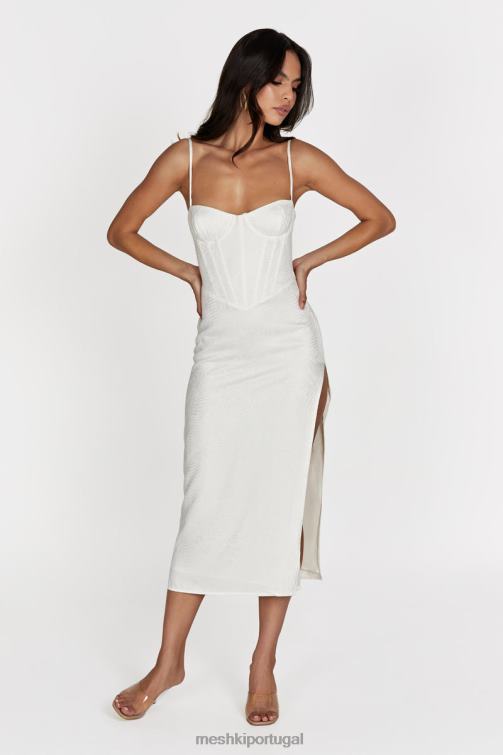 Meshki vestido midi maggie espartilho BLLT570 roupas osso