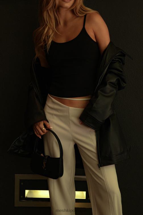 Meshki calça bahar cintura média com alça larga BLLT1588 roupas trigo