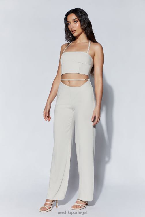 Meshki calça bahar cintura média com alça larga BLLT1588 roupas trigo