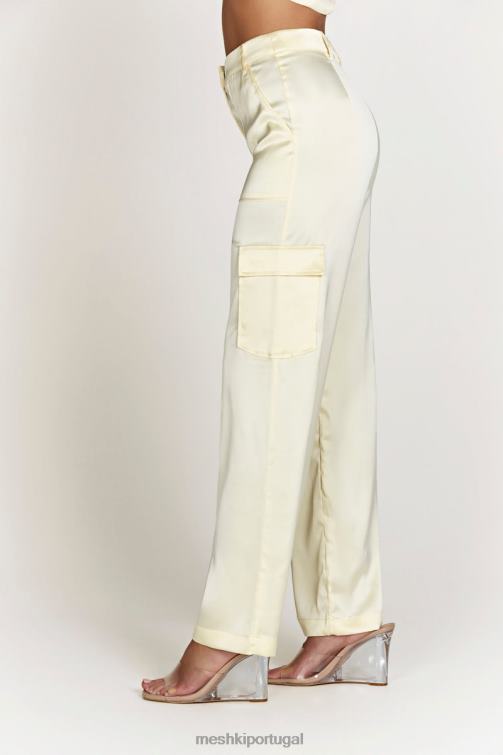 Meshki calça cargo de cetim amaya BLLT1511 roupas osso
