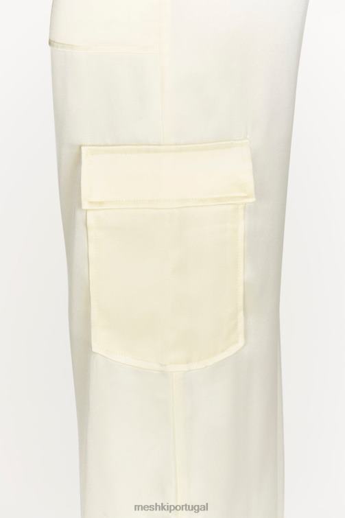 Meshki calça cargo de cetim amaya BLLT1511 roupas osso