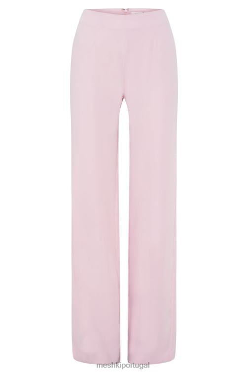 Meshki calça de terno laurie cintura baixa BLLT1462 roupas blush rosa