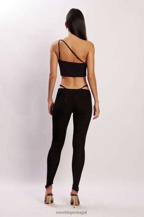 Meshki calça gabriella com recortes BLLT1600 roupas preto