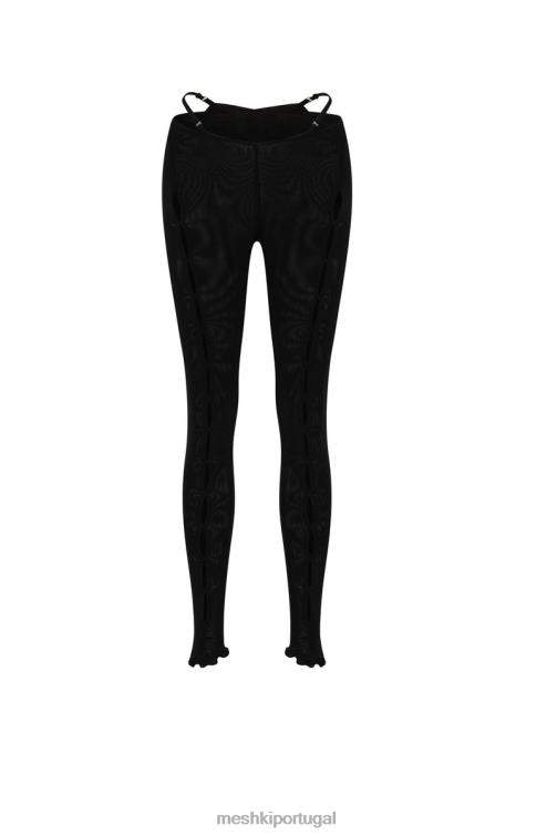 Meshki calça gabriella com recortes BLLT1600 roupas preto