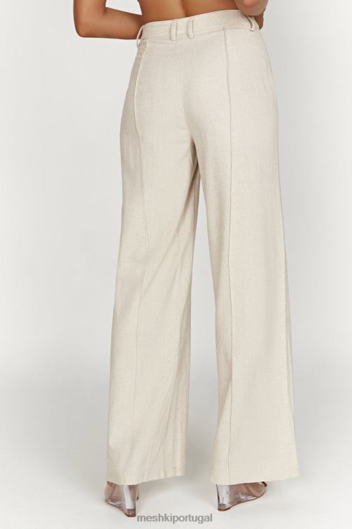 Meshki calça julie de linho larga BLLT1465 roupas natural