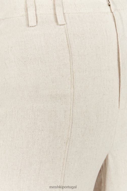 Meshki calça julie de linho larga BLLT1465 roupas natural