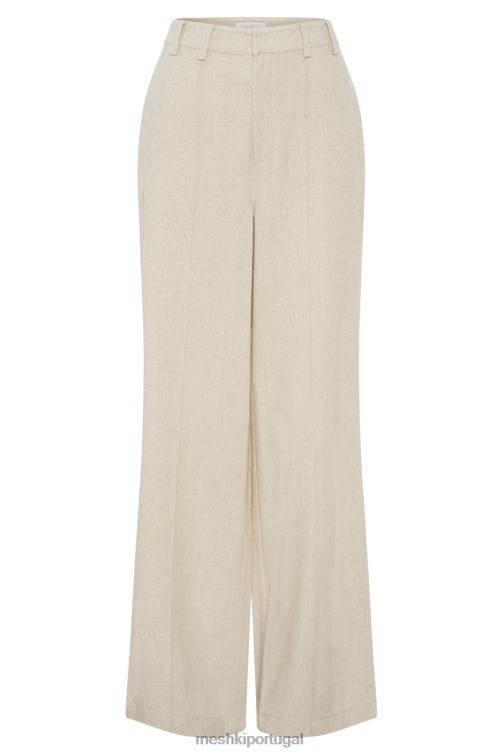 Meshki calça julie de linho larga BLLT1465 roupas natural