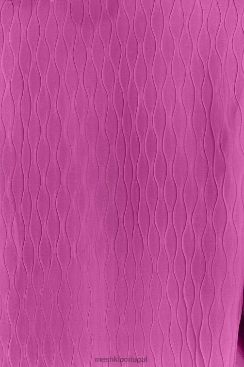 Meshki calça karla wave plissada BLLT1472 roupas rosa rosa