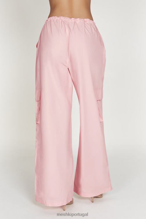 Meshki calça pára-quedas amara BLLT1580 roupas bebê Rosa