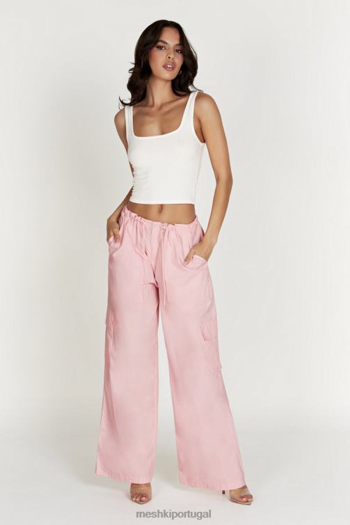 Meshki calça pára-quedas amara BLLT1580 roupas bebê Rosa