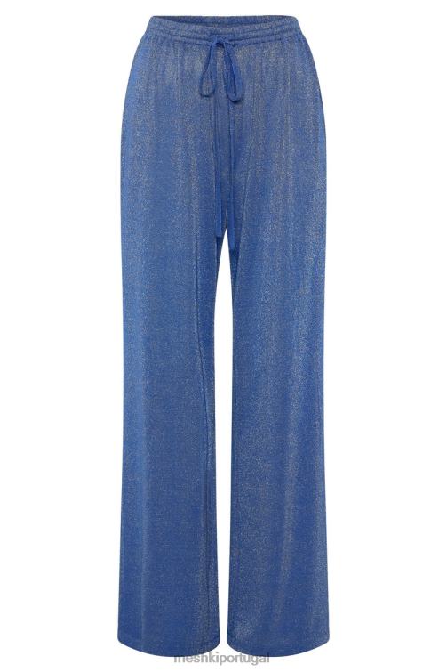Meshki lucille shimmer calça de natação BLLT1496 roupas brilho de cobalto