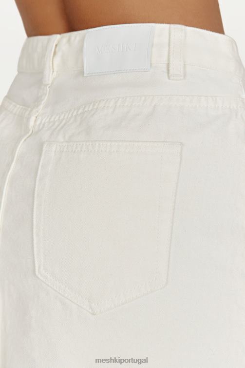 Meshki minissaia jeans lennon cintura média BLLT1386 roupas cru