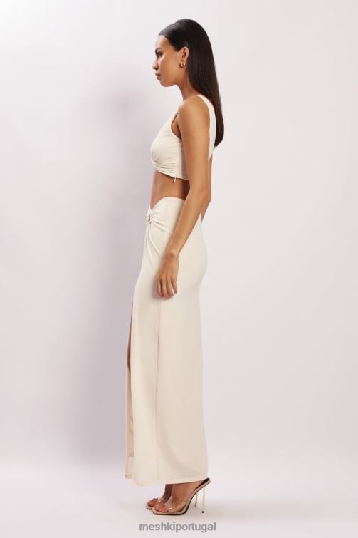 Meshki saia maxi com fenda lateral jacqui BLLT1575 roupas osso