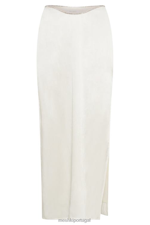Meshki saia maxi corda diamante christie BLLT1429 roupas branco