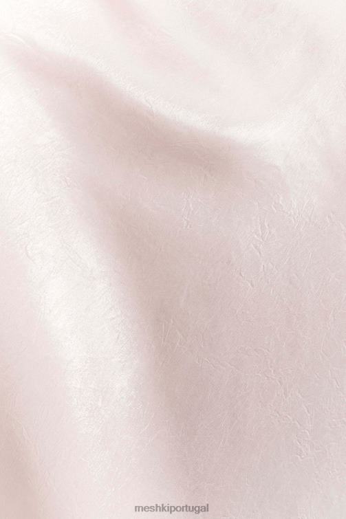 Meshki saia maxi de cetim raine BLLT1433 roupas blush rosa