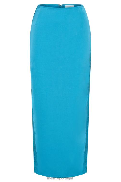 Meshki saia maxi de renda bellamy BLLT1540 roupas água-marinha