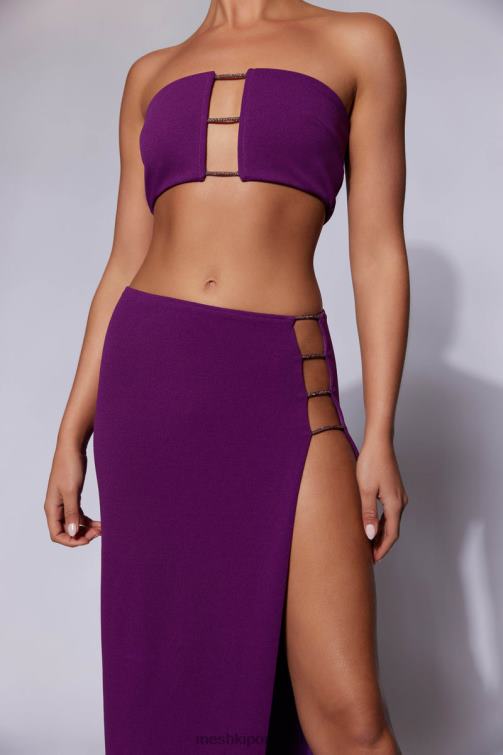 Meshki anastasia diamante corda bandeau BLLT1077 roupas uva