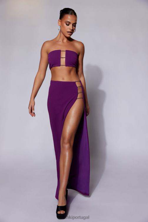 Meshki anastasia diamante corda bandeau BLLT1077 roupas uva