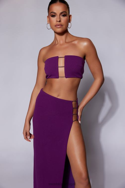 Meshki anastasia diamante corda bandeau BLLT1077 roupas uva