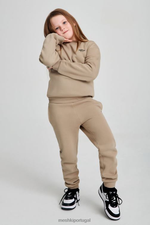 Meshki suéter gola redonda Phoenix Ku BLLT1492 roupas cimento