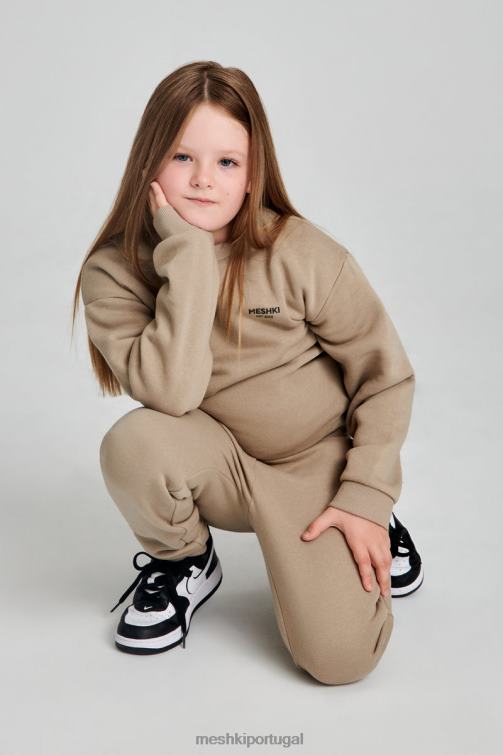 Meshki suéter gola redonda Phoenix Ku BLLT1492 roupas cimento