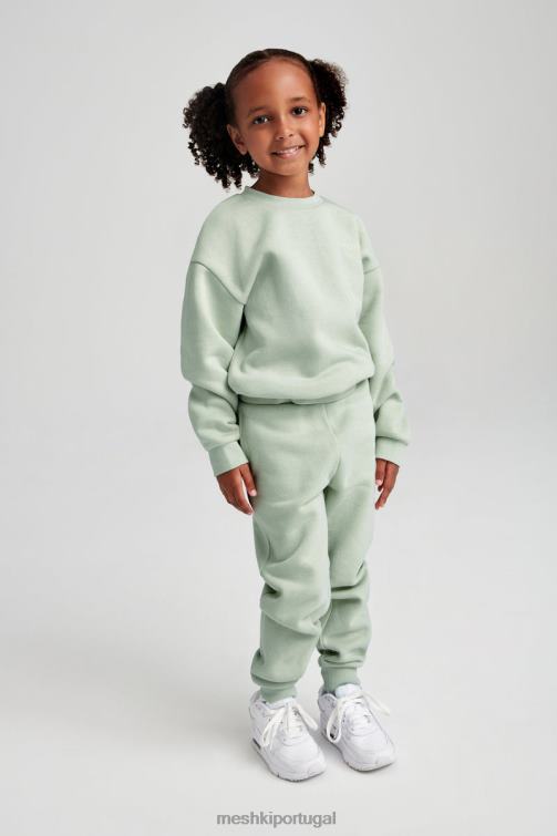 Meshki suéter gola redonda Phoenix Ku BLLT1499 roupas sábio claro