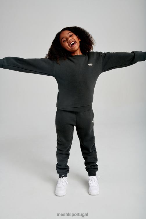 Meshki suéter gola redonda Phoenix Ku BLLT1501 roupas crepúsculo preto