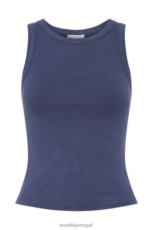 Meshki regata com nervuras zanna BLLT986 roupas marinha da meia-noite